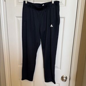 Adidas Black Ankle Length Tear-Away Pants